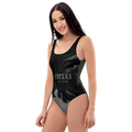 Grey one piece swimwear