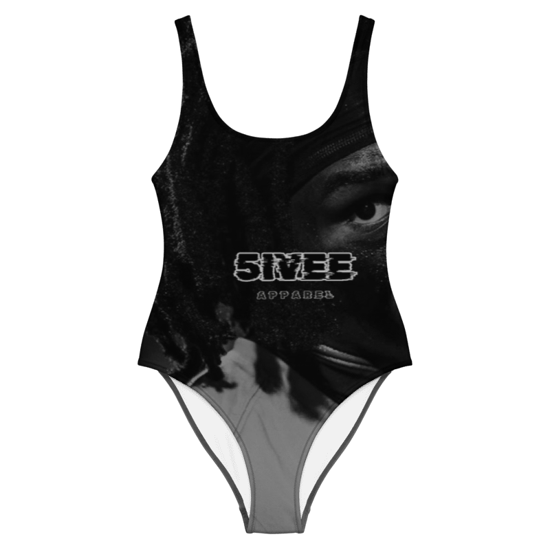 Grey one piece swimwear